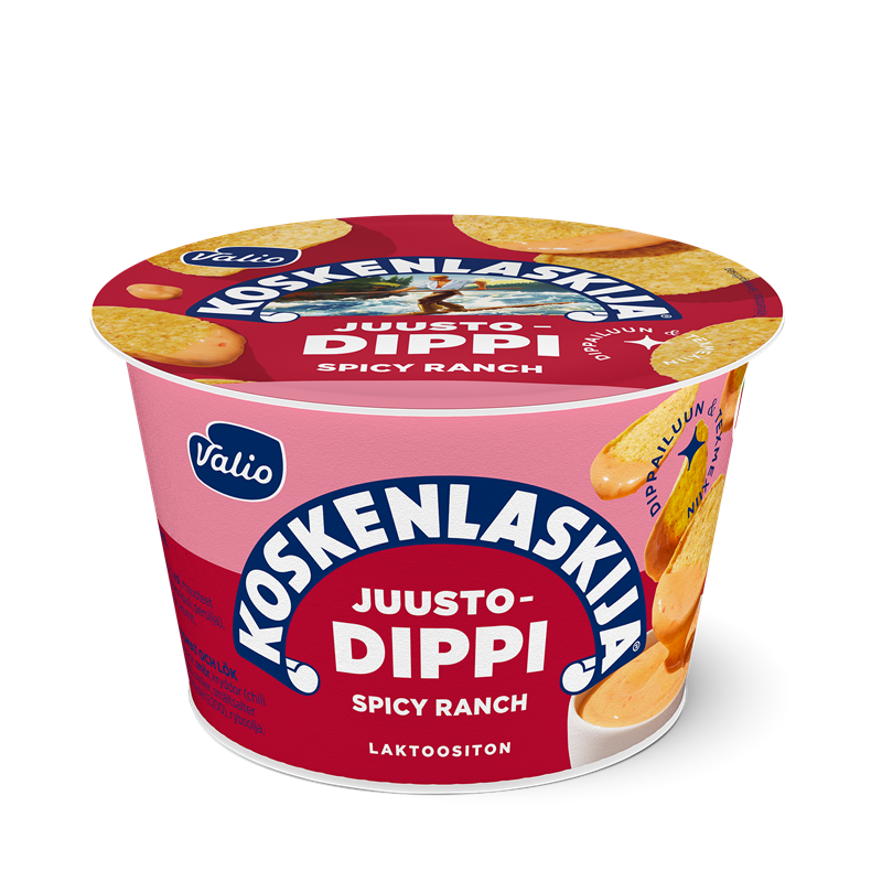 Valio Koskenlaskija® juustodippi spicy ranch laktoositon e185 g