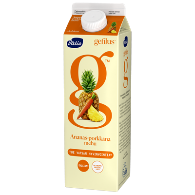 Valio Gefilus® mehu 1 l ananas-porkkana+kalsium