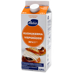 Valio suurtalous kuohukerma laktoositon 1,75 l