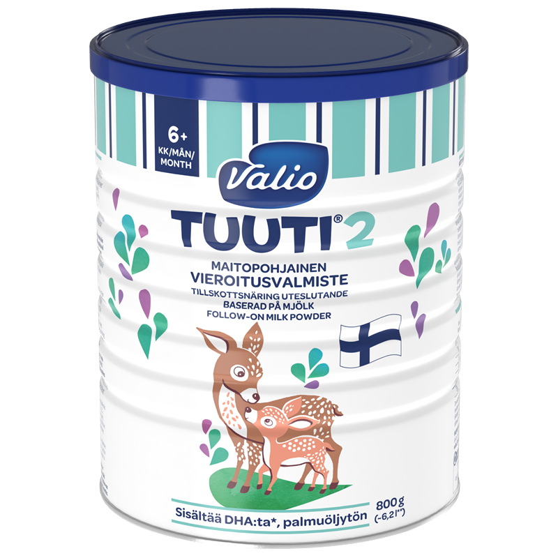 Valio Tuuti® 2 maitopohjainen vieroitusvalmistejauhe 800 g