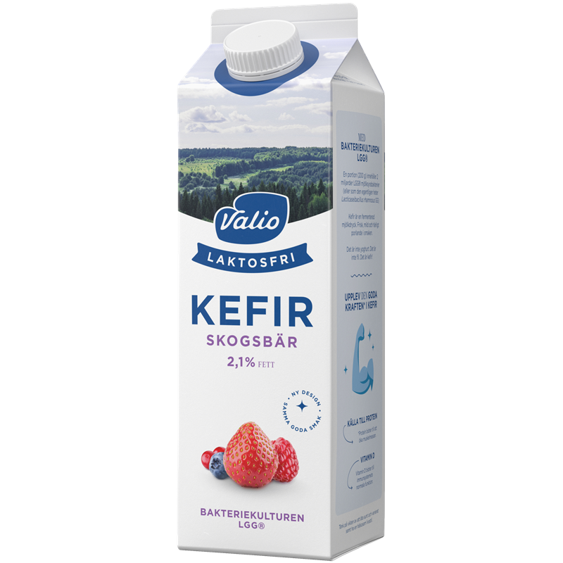 Valio Laktosfri kefir skogsbär 2,1% 1000 g