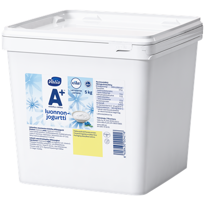 Valio A+™ luonnonjogurttii maustamaton laktoositon 5 kg