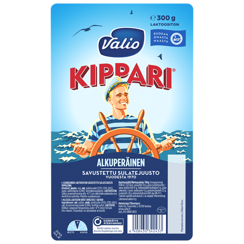 Valio Kippari® sulatejuustoviipale laktoositon e300 g
