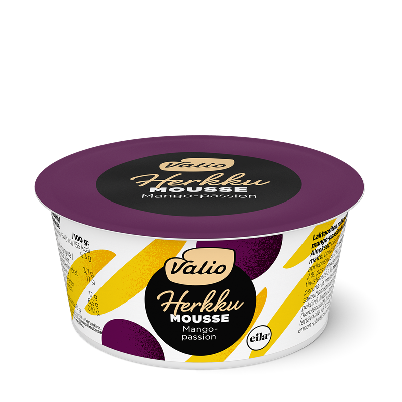 Valio Herkku mousse mango-passion laktoositon 100 g