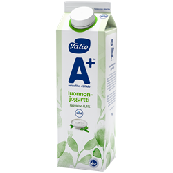 Valio A+™ luonnonjogurtti maustamaton rasvaton laktoositon 1 kg