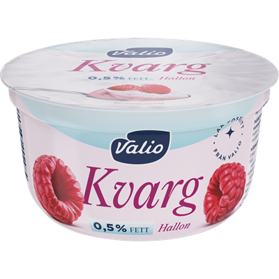 Valio Kvarg Hallon 0,5 % 150 g