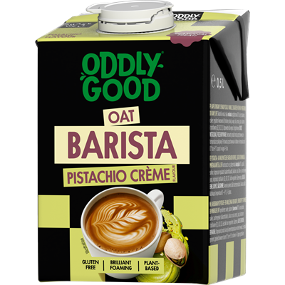 Oddlygood® Barista kaurajuoma 0,5 l pistachio crème UHT gluteeniton
