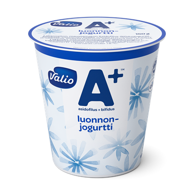 Valio A+™ luonnonjogurtti maustamaton laktoositon 150 g