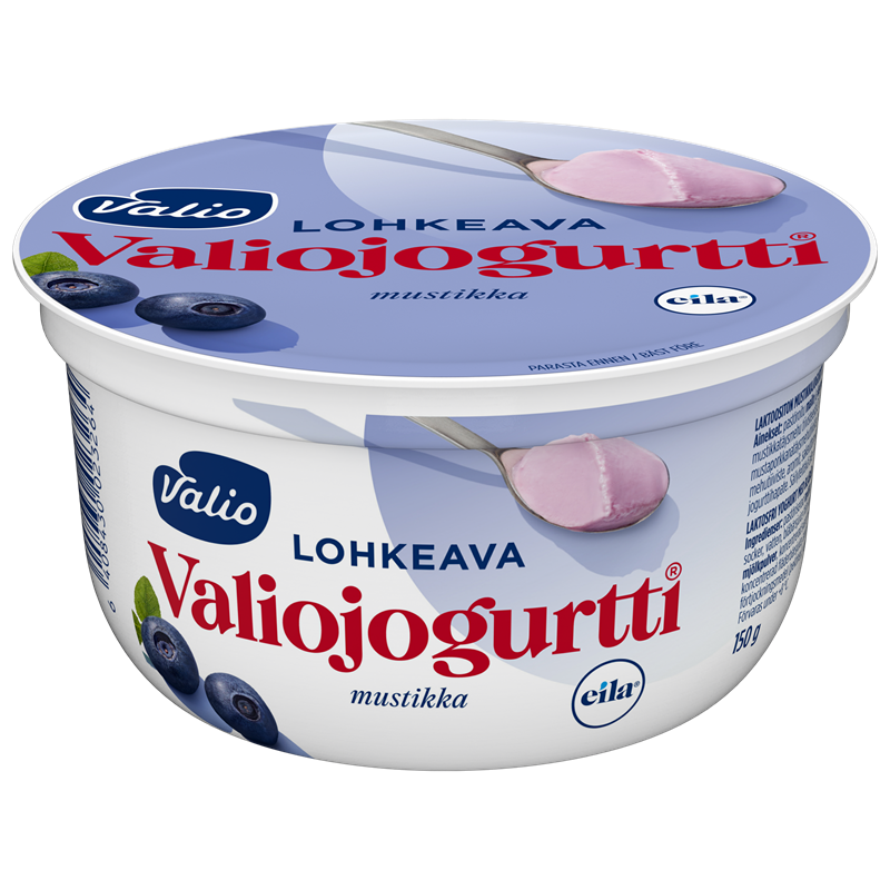 Valiojogurtti® lohkeava jogurtti mustikka laktoositon 150 g