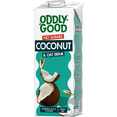 Oddlygood® kookos-kaurajuoma 1 l no sugars UHT