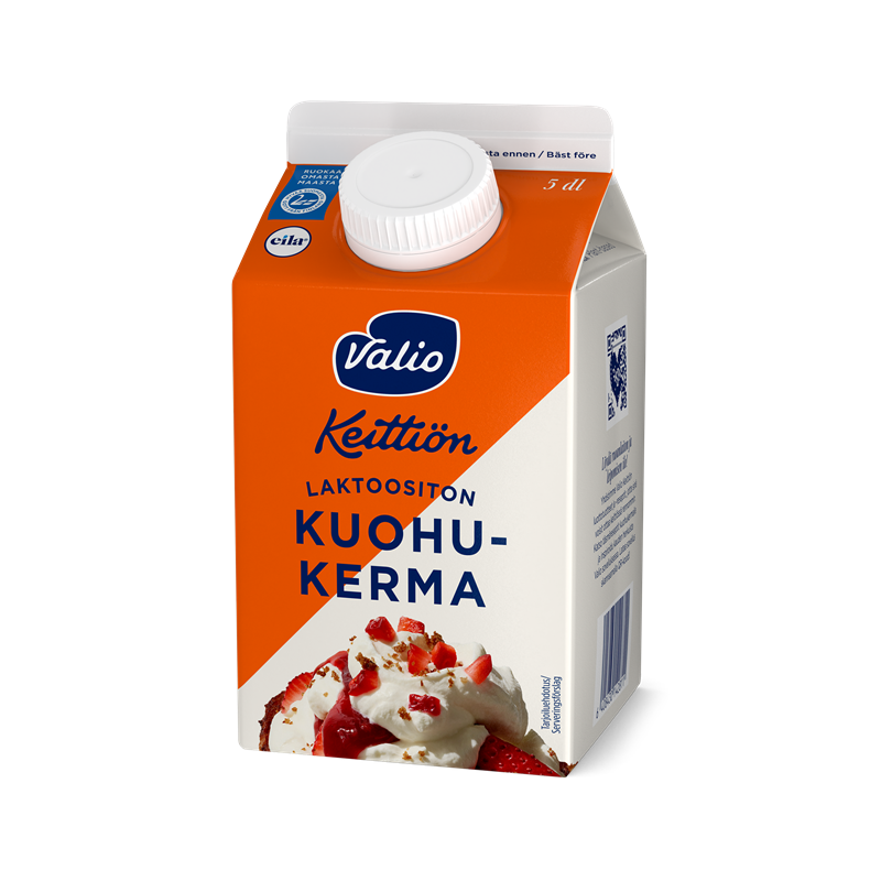 Valio Keittiön kuohukerma laktoositon 5 dl
