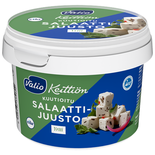 Valio Keittiön salaattijuustokuutiot yrtti laktoositon 160 g