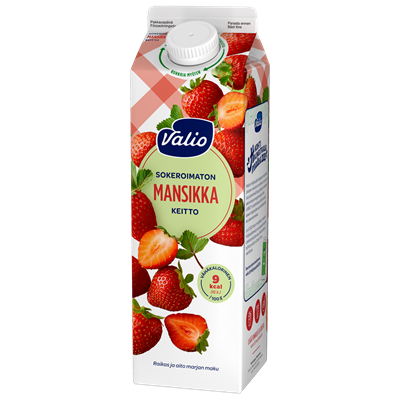 Valio mansikkakeitto 1 kg sokeroimaton