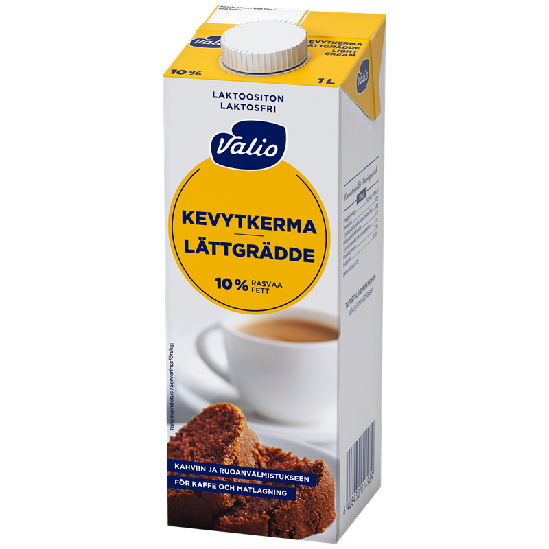 Valio kevytkerma UHT laktoositon 1 l