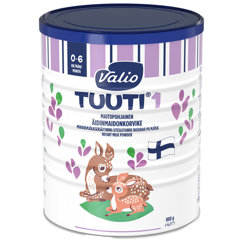 Valio Tuuti® 1 maitopohjainen äidinmaidonkorvikejauhe 800 g