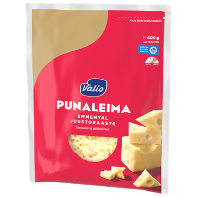 Valio Punaleima emmental juustoraaste e400 g