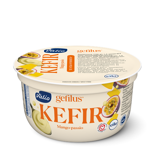Valio Gefilus® Kefir mango-passio laktoositon 150 g