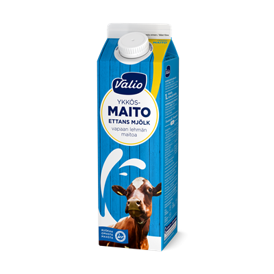 Valio vapaan lehmän ykkösmaito 1 l