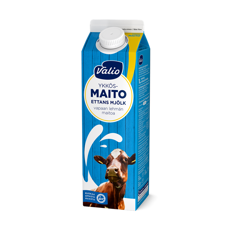Valio vapaan lehmän ykkösmaito 1 l