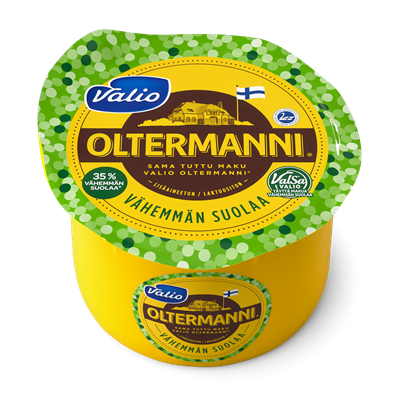 Valio Oltermanni® Vähemmän suolaa ValSa® kermajuusto e900 g