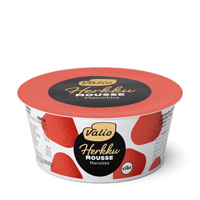 Valio Herkku mousse mansikka laktoositon 100 g