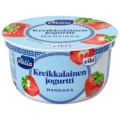 Valio kreikkalainen jogurtti mansikka laktoositon 150 g