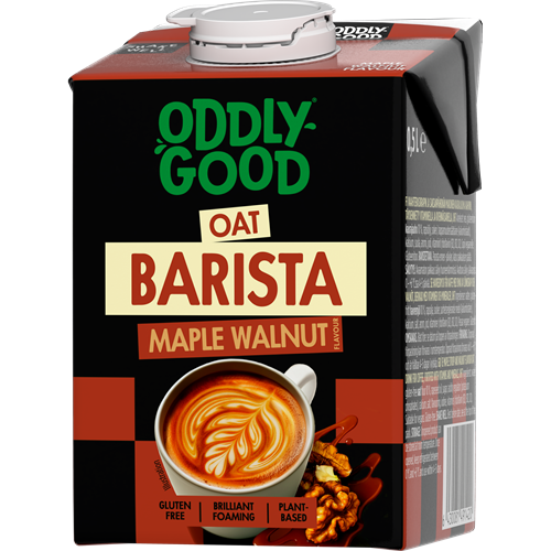 Oddlygood® Barista kaurajuoma 0,5 l maple walnut UHT gluteeniton