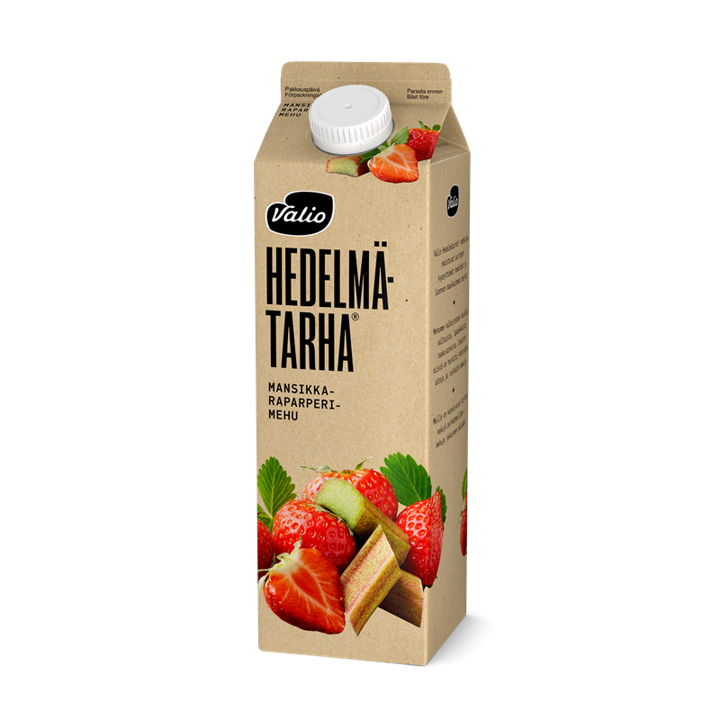 Valio Hedelmätarha® mansikka-raparperimehu 1 l