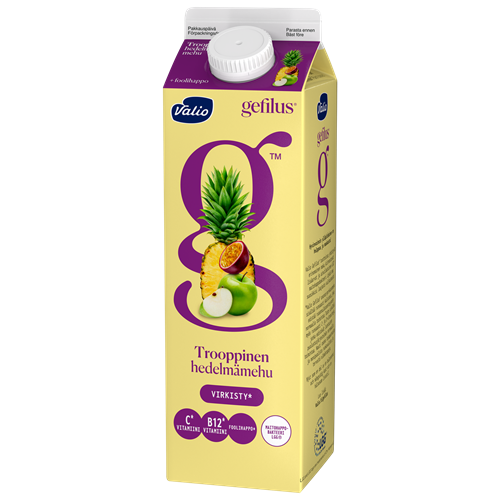 Valio Gefilus® hedelmämehu 1 l trooppinen+foolihappo