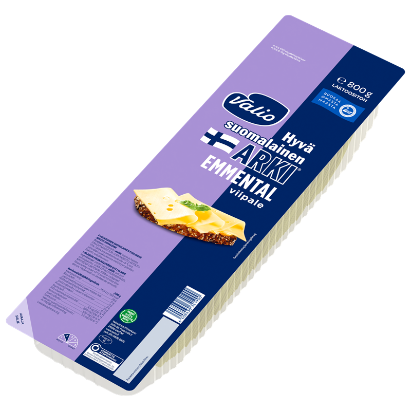 Valio Hyvä suomalainen Arki® emmental juustoviipale e800 g