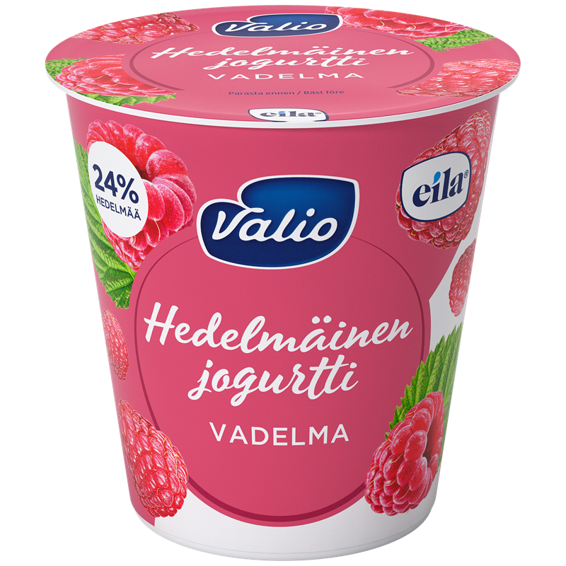 Valio hedelmäinen jogurtti vadelma laktoositon 150 g