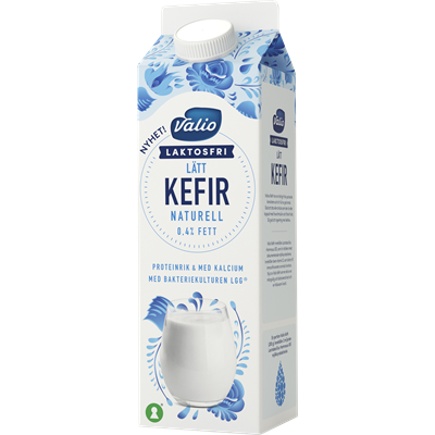 Valio Laktosfri lättkefir naturell 0,4% 1000 g