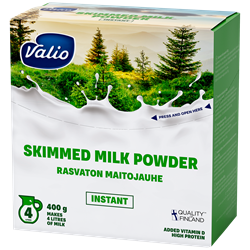 Valio rasvaton maitojauhe instant 400 g