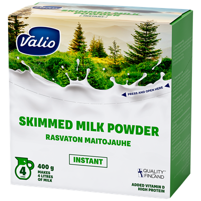 Valio rasvaton maitojauhe instant 400 g