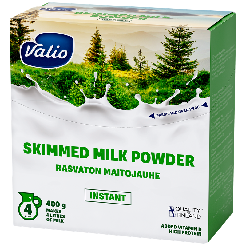 Valio rasvaton maitojauhe instant 400 g