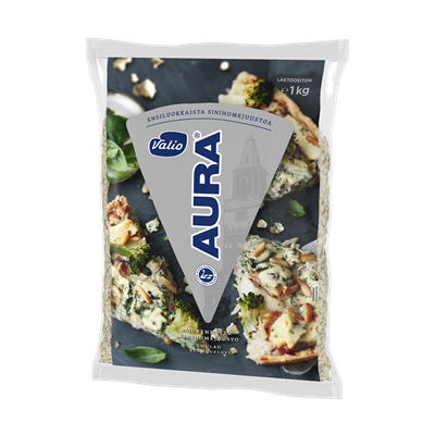 Valio AURA® sinihomejuusto murennettu e1 kg