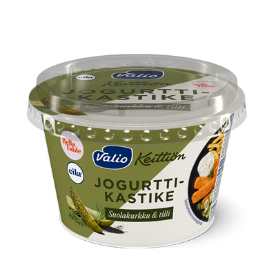 Valio Keittiön jogurttikastike suolakurkku-tilli laktoositon 180 g