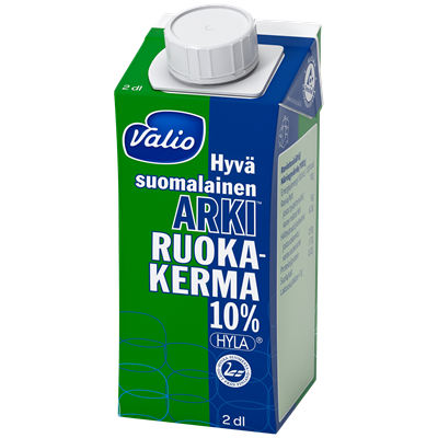 Valio Hyvä suomalainen Arki® ruokakerma 10 % UHT HYLA® 2 dl