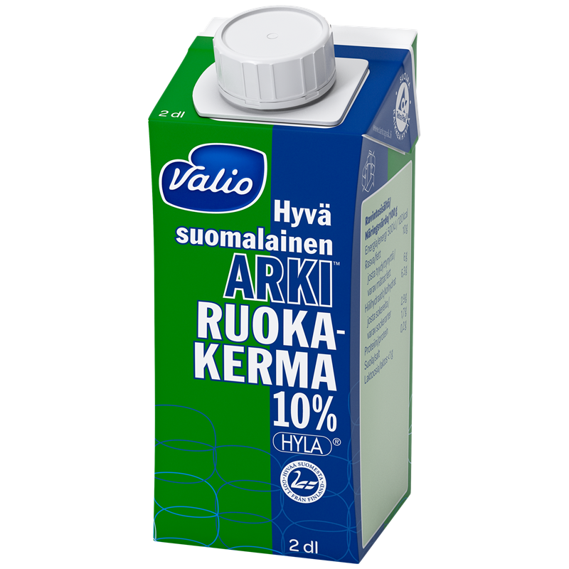 Valio Hyvä suomalainen Arki® ruokakerma 10 % UHT HYLA® 2 dl