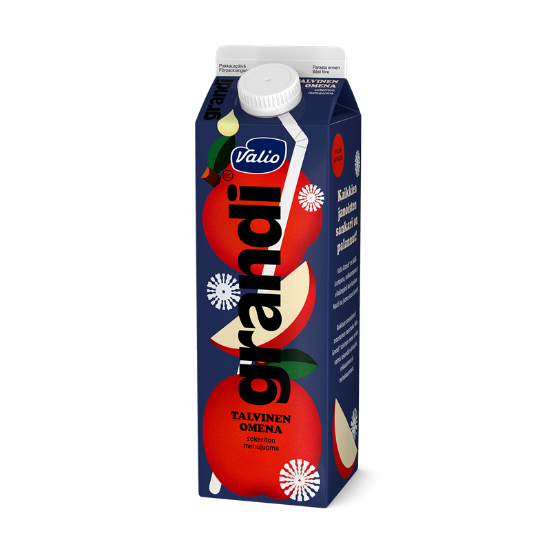 Valio Grandi® talvinen omena 1 l mehujuoma sokeriton kausituote