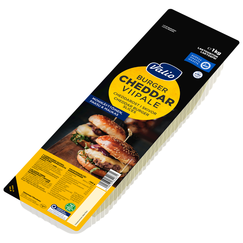 Valio Burgerviipale cheddar juusto e1 kg