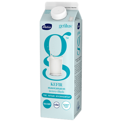 Valio Gefilus® Kefir juotava välipala maustamaton laktoositon 1 kg
