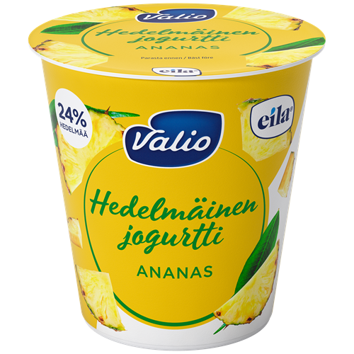 Valio hedelmäinen jogurtti ananas laktoositon 150 g