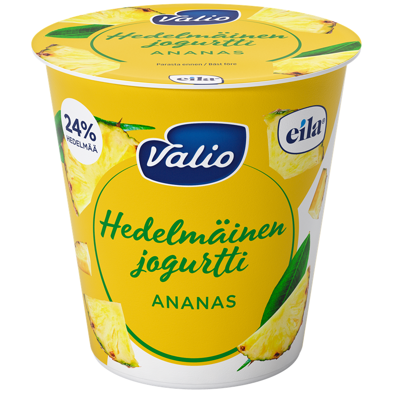 Valio hedelmäinen jogurtti ananas laktoositon 150 g