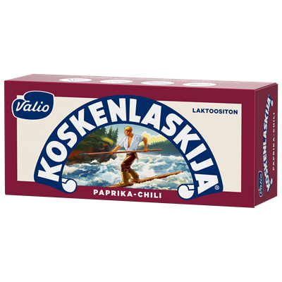 Valio Koskenlaskija® paprika-chili sulatejuusto laktoositon e250 g