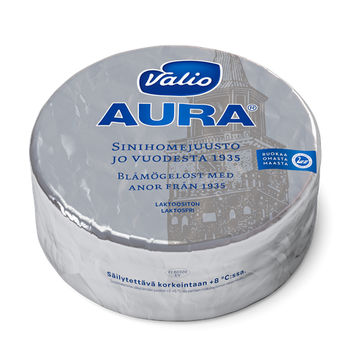 Valio AURA® sinihomejuusto kokonainen n. 3,2 kg