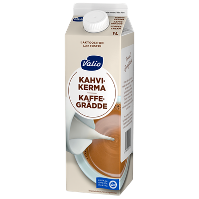 Valio kahvikerma laktoositon 1 l