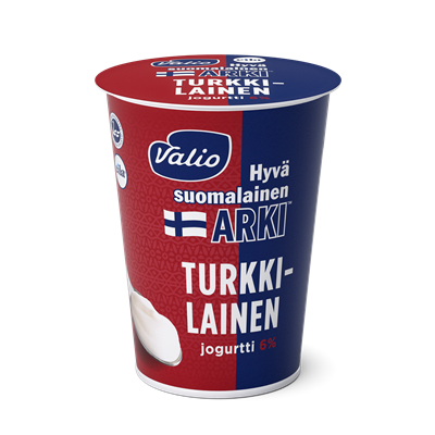 Valio Hyvä suomalainen Arki® turkkilainen jogurtti 6 % 400 g laktoositon