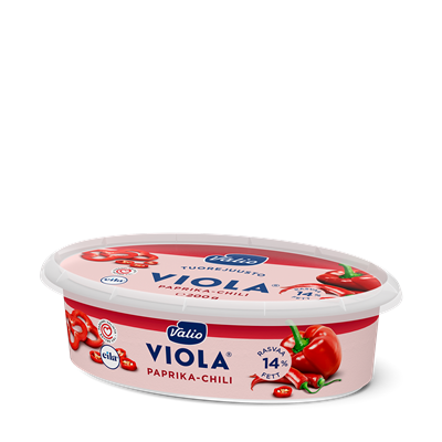 Valio Viola® paprika-chili tuorejuusto laktoositon e200 g