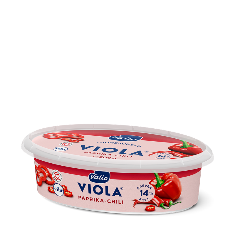Valio Viola® paprika-chili tuorejuusto laktoositon e200 g